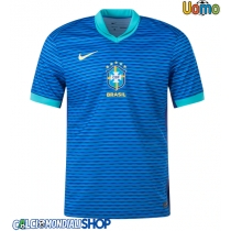 Maglie da calcio Brasile Seconda Maglia Copa America 2024 Manica Corta